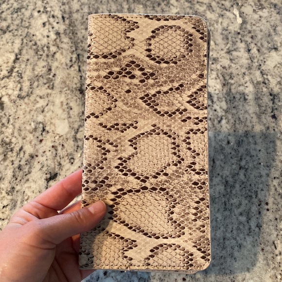 snakeskin pattern clutch/wallet - Picture 4 of 4